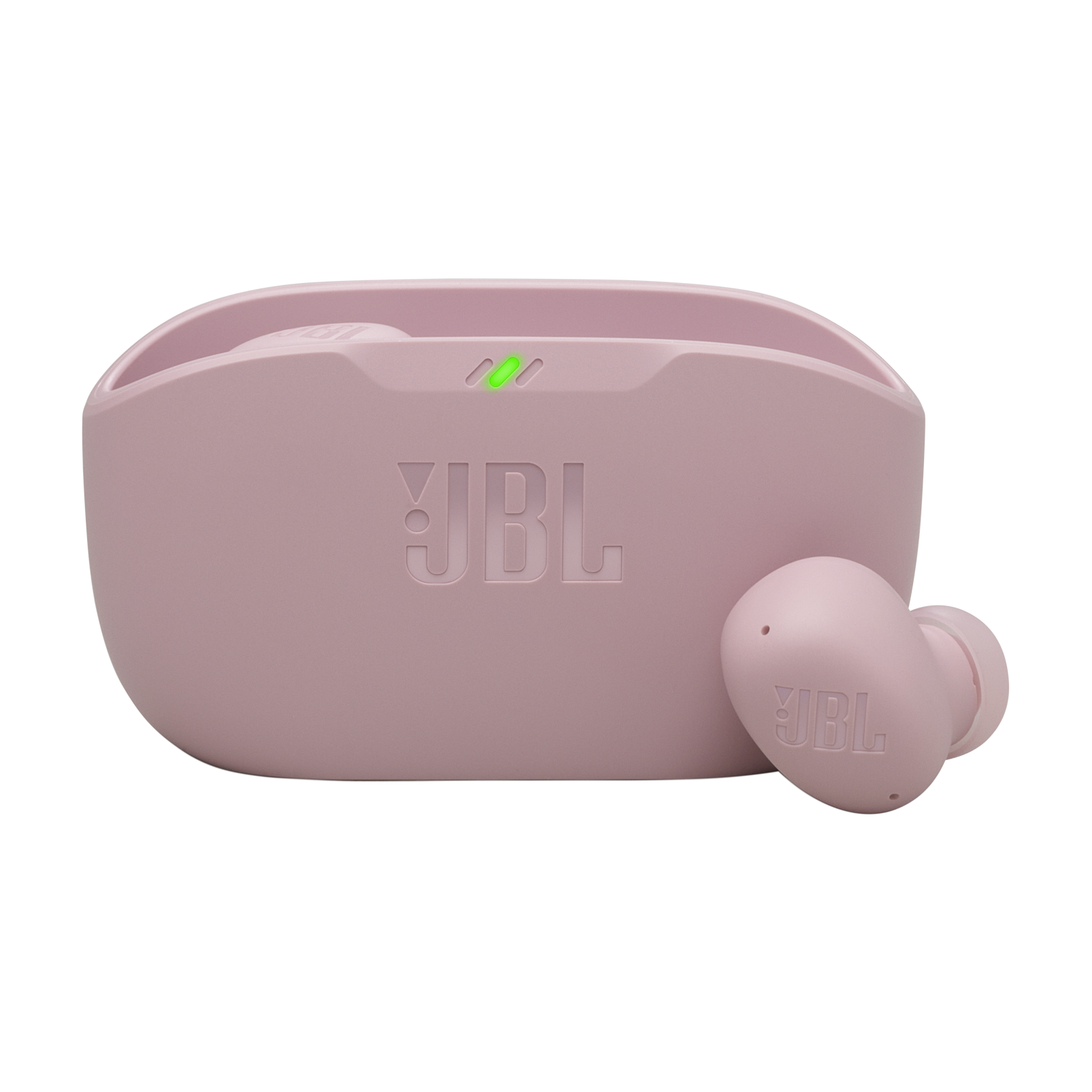 JBL Wave Buds 2 - Pink - True Wireless Noise Cancelling Earbuds - Hero